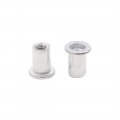 Uxcell 60pcs Aluminum Alloy Flat Head Rivet Nut Insert For Car