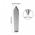 Uxcell Mt3 F112 Carbide Tipped Lathe Dead Center Morse Taper 3mt 60 Degree For Woodworking Woodturning Drill Tool Hard Alloy