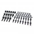 Httmt Mt215-001- Motorcycle Spike Fairing Bolts Kit Compatible With Suzuk Gsxr 750 2001 2002 Gsx-r 1000 Bk