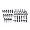 Httmt Mt215-001- Motorcycle Spike Fairing Bolts Kit Compatible With Suzuk Gsxr 750 2001 2002 Gsx-r 1000 Bk
