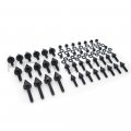 Motorcycle Spike Fairing Bolts Kit For Suzuki Gsxr 750 2000 2003 And Gsx R 1000 2001 2002 Black Billet Aluminum Mt215-001-bk