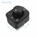 X Autohaux Mirror Switch Control Knob Button 1k0 959 565h For Vw Golf V 1k1 2003-2009 Jetta Iii 1k2 2005-2010