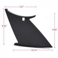 G-plus 4pcs Spoiler Wing Stabilizer Compatible With 2011-2014 Subaru Wrx Sti Sedan Stiffi Support