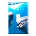 Cute Dolphin Decorative Single Toggle Light Switch Wall Plate 