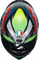 Agv K1 Full Face Motorcycle Helmet Dundee Matte Lime Red Small