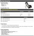 Marketplace Auto Parts Front Power Steering Pump With Reservoir Compatible 1996-2002 Toyota 4runner 3 4l V6