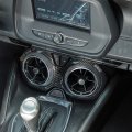 Cherocar For Camaro Center Console Air Conditioner Outlet Vent Trim Cover Ring Interior Accessories 2016-2022 Chevrolet Carbon 