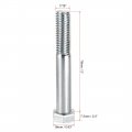 Uxcell Hex Head Screw Bolts Carbon Steel 7 16 -14x3 Fastener Grade 5 Unc 3pcs