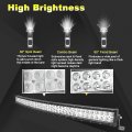 Willpower 42 Inch 240w Curved Led Light Bars Spot Flood Combo Slim Bar Offroad Driving Lights Work Fog Lamps Lightbar For Truck