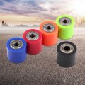 Qiilu 10mm Drive Chain Pulley Roller Slider Tensioner Wheel Guide For Street Bike Motorcycle Atv 10mm-red