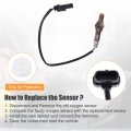 Uxcell Front Left Right Oxygen Sensor For Gmc Canyon 2015-2022 No 12627139 12643707 Plastic Metal Black