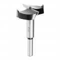 Uxcell Forstner Drill Bits 45mm Tungsten Carbide Wood Hole Saw Auger Opener Woodworking Hinge Drilling Boring Bit Cutter Black