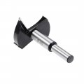Uxcell Forstner Drill Bits 45mm Tungsten Carbide Wood Hole Saw Auger Opener Woodworking Hinge Drilling Boring Bit Cutter Black