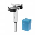 Uxcell Forstner Drill Bits 45mm Tungsten Carbide Wood Hole Saw Auger Opener Woodworking Hinge Drilling Boring Bit Cutter Black