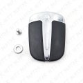 Httmt Mt216-104- Chrome Large Pedal Pad Slipstream Compatible With H-d Softail Slim Fls Road Glide Fltrx