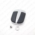 Httmt Mt216-104- Chrome Large Pedal Pad Slipstream Compatible With H-d Softail Slim Fls Road Glide Fltrx