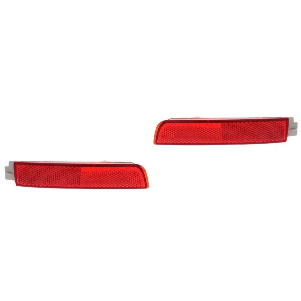 Nissan Sentra 2013 14 15 16 17 18 2019 Bumper Reflector Driver And Passenger Side Pair Rear Capa Replacement For Ni1184100