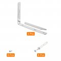 Uxcell Shelf Brackets 4pcs 6 X 0 7 Stainless Steel Solid Triangle Bracket With Screws Removable Support L For Diy Floating