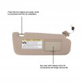 Sun Visor Assembly Car Inside With Makeup Mirror 852013k010qd Replacement For Hyundai Sonata 2006a 2008 Left Right