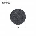 Uxcell 1-inch Hook And Loop Sanding Disc Wet Dry Silicon Carbide 80 Grit 100 Pcs