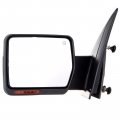 Aintier Towing Mirror Compatible With 2004-2014 Ford For F150 Pickup Truck Tow Power Adjusted Heated Turn Signal Puddle Light 