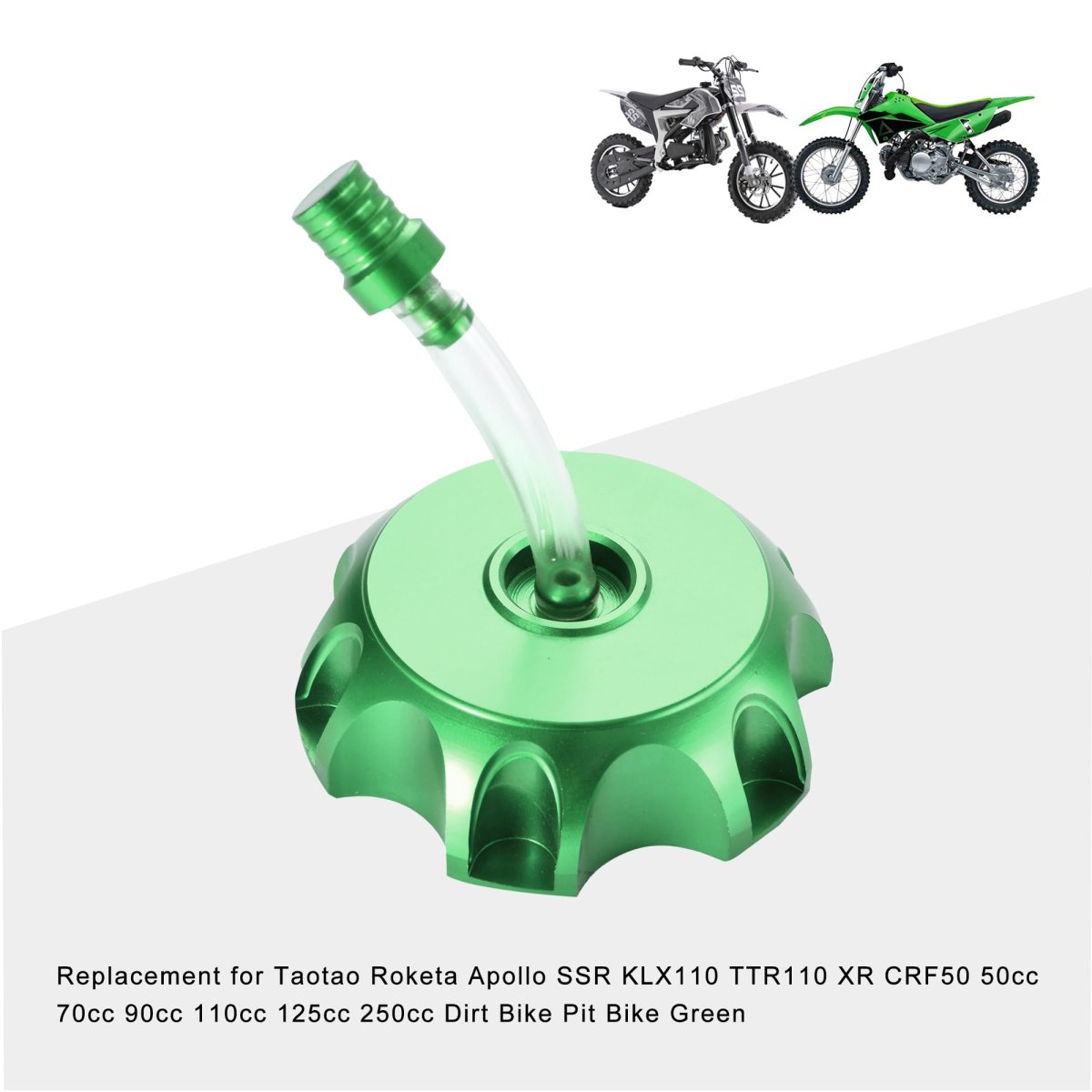 Universal Gas Tank Cap Valve Air Vent For Dirt Bike Pit 49 5mm 1 94in Inner Diameter Fits Xr Crf50 Xr80 Xr100 And 50cc To 250cc