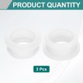 3pcs Rubber Grommets 28mm Drill Hole 23mm Id Top Hat Grommet Clear Silicone Plug Gasket For Wiring Automotive