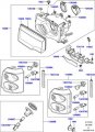 Britpart Headlamp H7 12v 55w Halogen Bulb Set Of Compatible With Land Rover Discovery 2 2003-2004 Part Xzq000011