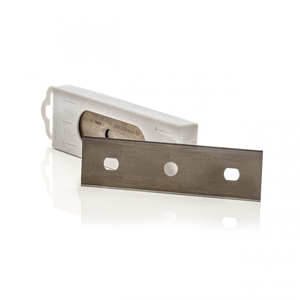 15052 Scratchless Carbon Steel Double Edged Blades For Glass Scraper 3 In 10 Pack Removing Paint Stickers And Window Film