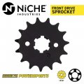 Niche Drive Sprocket Chain Combo For Kawasaki Ke100 Front 15 Rear 42 Tooth 428hz Standard 110 Links