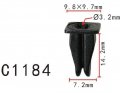 Autobahn88 Molding Trim Expanding Nut Plastic Compatible With Bmw Oem 63171367868 Pack Of 20