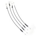Secosautoparts 4 Pc Handle Inside Door Lock Cable Durable Left Right Compatible With Honda Accord 2003 2004 2005 2006 2007