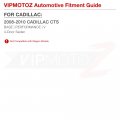 2-pieces Vipmotoz Diamond White Full Led License Plate Light Housing Tag Lamp Assembly Replacement Pair For 2008-2010 Cadillac