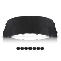 Hood Insulation Pad With Clips Black For 2002-2012 Land Rover Range 