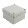 Uxcell 125mmx125mmx75mm Dustproof Ip65 Junction Box Diy Case Enclosure Gray