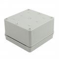 Uxcell 125mmx125mmx75mm Dustproof Ip65 Junction Box Diy Case Enclosure Gray