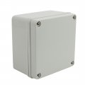 Uxcell 125mmx125mmx75mm Dustproof Ip65 Junction Box Diy Case Enclosure Gray