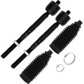 Front Inner Tie Rod End And Steering Rack Boot Kit For Toyota Sienna 2004 2010 Ev80893 4550309270 4553508010 4 Piece Set 