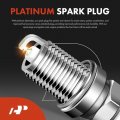 A-premium Set Of 4 Ignition Coil Pack And Iridium Spark Plugs Compatible With Toyota Camry Corolla Highlander Matrix Rav4
