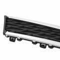 Ki1200201 Factory Style Front Bumper Grill Grille Assembly With Silver Gray Moulding Compatible Rio Lx S 4 5-door 2018-2020