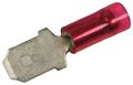 2956c Male Tab Quick Connect Electrical Wiring 0 250 In Nylon Insulated 22 To 16 Awg Red 25 Per Package 