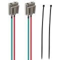Grabote 2 Pack 170072 Distributor Pigtail Electrical Wiring Harness Replacement 12 Volts For Tachometer Connector Ignition Coil