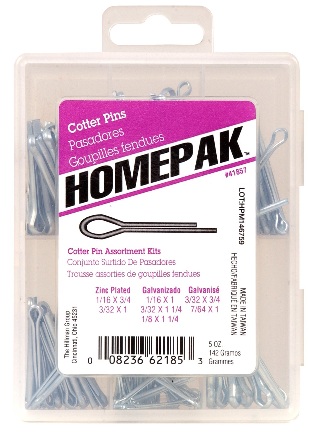 Homepak 41857 Cotter Pin Assortment