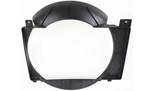 Evan Fischer Fan Shroud For 1987-2001 Jeep Cherokee Fits 1986-1992 Comanche 1987-1990 Wagoneer Mid-size Single Design 6 Cyl