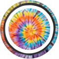 Snilety Colorful Tie Dye Print Softy Wheel Cover Anti Slip Vehicle Sedans Trucks Steering Cushion High Elastic Wraps Protection 