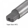Uxcell 21 5mm High-speed Steel Twist Bit Extra Long Drill With Mt2 Morse Taper Shank 240mm Overall Length