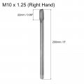 Uxcell Metric Thread Tap M10 X 1 25 H2 200mm Extra Long Straight Flute Screw Milling Machine Taps Threading Tapping Repair Tool