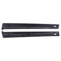 Applianpar Gloss Black Driver And Passenger Side B Pillar Molding Trim Cover For Honda Civic 1992-1995