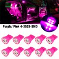 Ocpty Instrument Panel Lights 168 184 192 193 259 280 285 447 464 501 T10 4-3528-smd-purple 10pcs