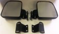 Side View Mirror Set Fits Polaris Ranger Xp900 2013 Lock N Ride Cab Frame Not For Round Roll Bars 